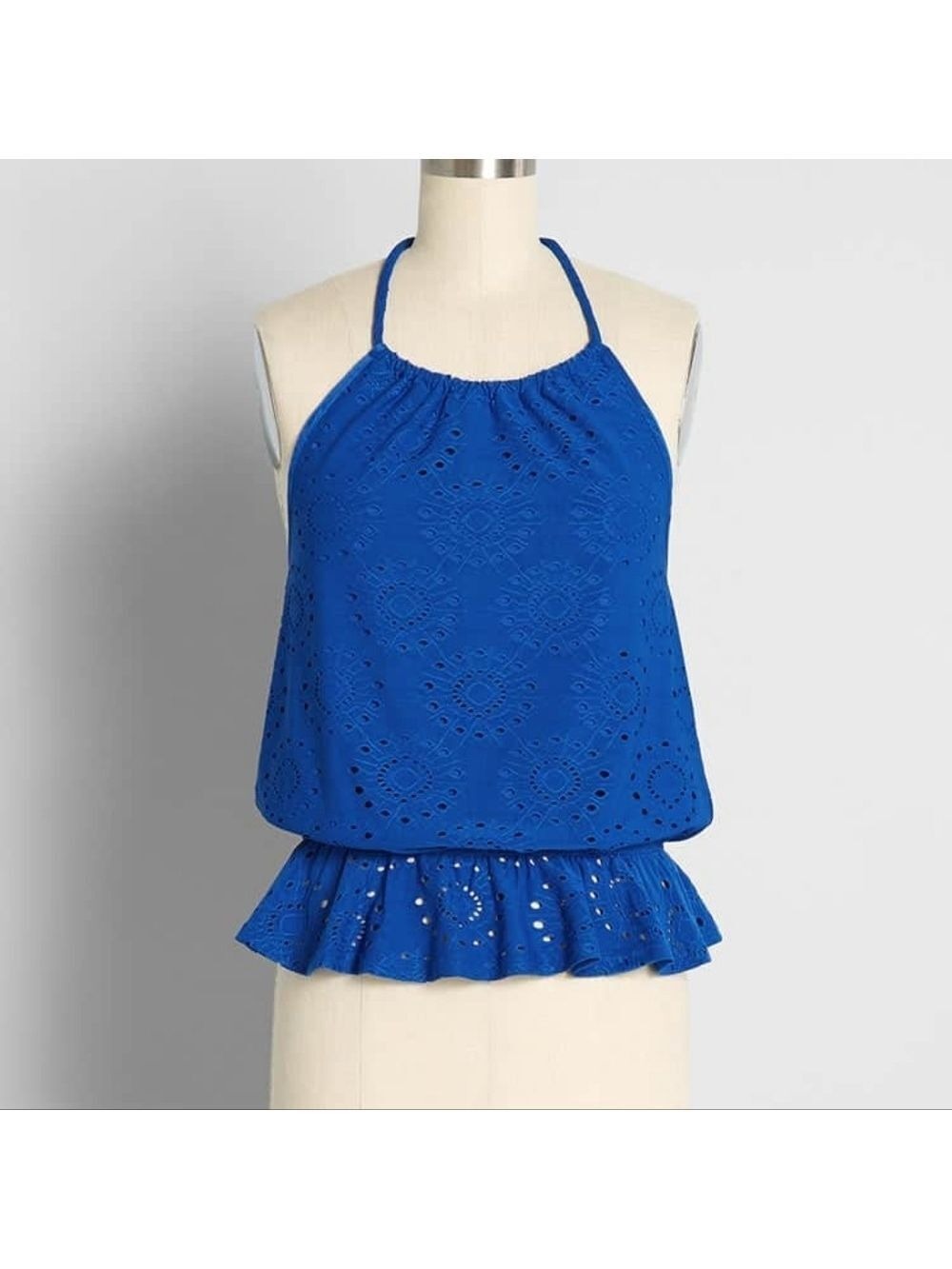 ModCloth Sapphire Halter Top